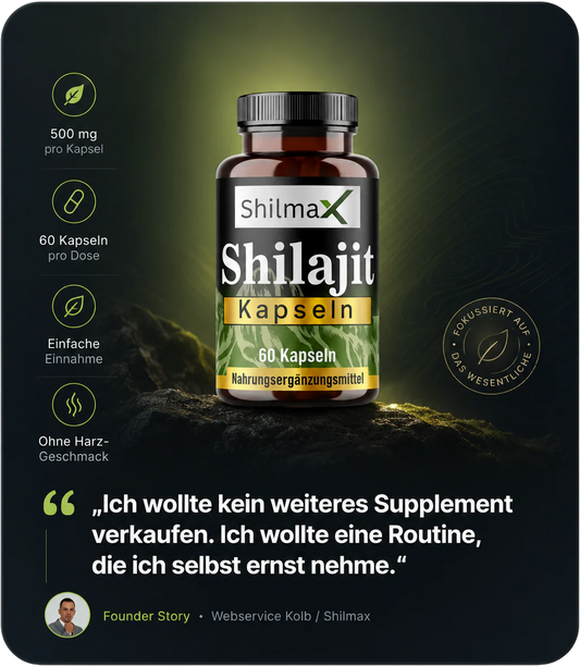Shilajit Kapseln – Für Menschen, die mehr von sich erwarten.